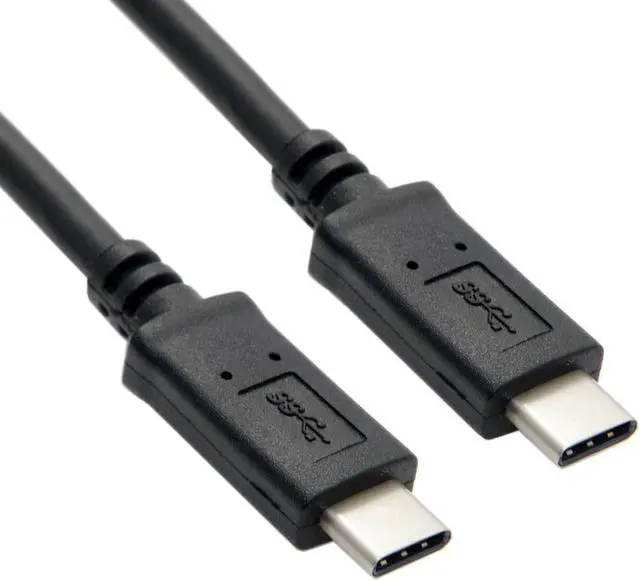 Alt view image 2 of 4 - CYDZ CY White USB-C USB 3.1 Type C Male Connector to C Male Charge Cable for Laptop & Chromebook