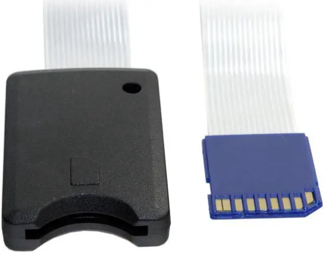 Alt view image 3 of 4 - CYDZ 25cm Standard SD SDHC Memory Card Kit Male to SD Female Extension Soft Flat FPC Cable Extender
