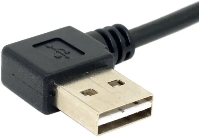 Alt view image 3 of 4 - CYDZ Reversible USB-C Type C to USB 2.0 90 Degree Left & Right Angled Data Cable for Laptop & Tablet & Cell Phone