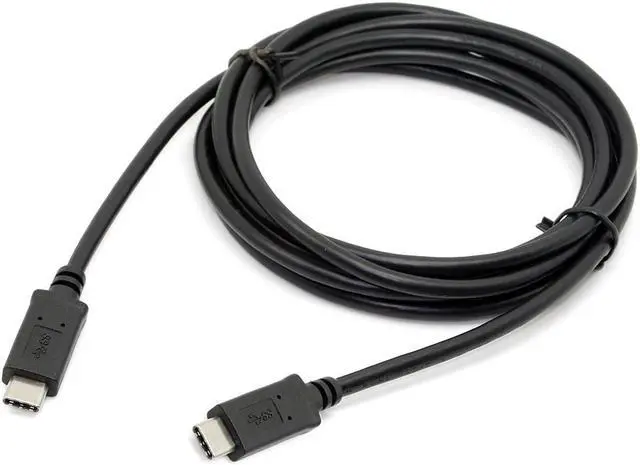 Alt view image 3 of 4 - CYDZ CY White USB-C USB 3.1 Type C Male Connector to C Male Charge Cable for Laptop & Chromebook