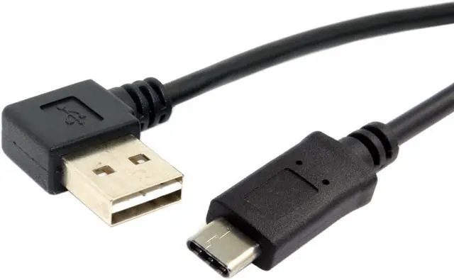 Alt view image 2 of 4 - CYDZ Reversible USB-C Type C to USB 2.0 90 Degree Left & Right Angled Data Cable for Laptop & Tablet & Cell Phone