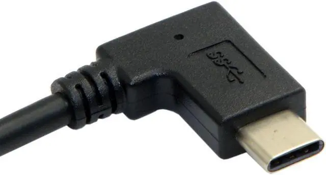 Alt view image 3 of 4 - CYSM Reversible USB 3.1 USB-C Angled to 90 Degree Right Angled USB 3.0 Cable for Laptop & Tablet & Mobile Phone