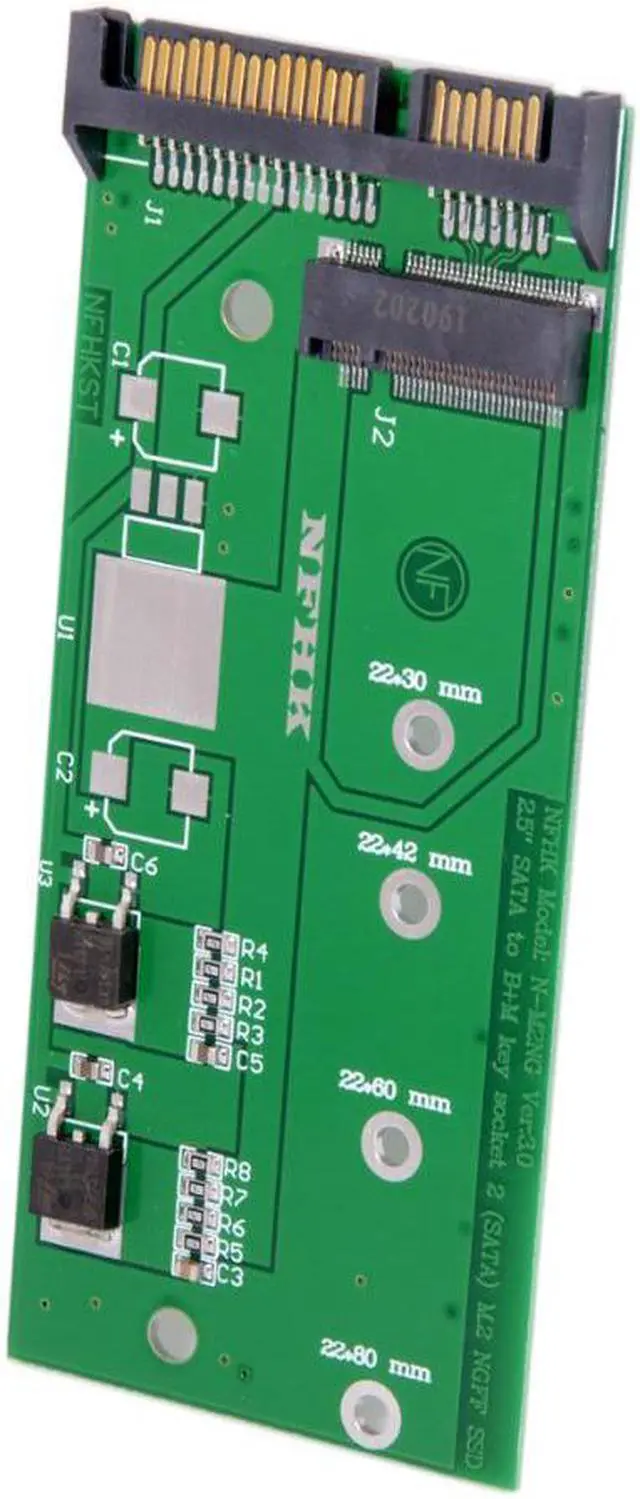Alt view image 4 of 4 - CYDZ  M2 NGFF ssd SATA3 SSDs Turn Sata Adapter Expansion Card Adapter SATA to NGFF High-capacity High-power B/M-KEY