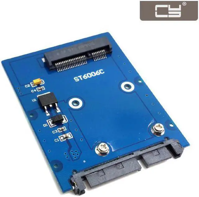 Main image of CYDZ  Slim Type Mini PCI-E mSATA SSD to 2.5" SATA 3.0 22pin HDD Adapter Hard Disk PCBA