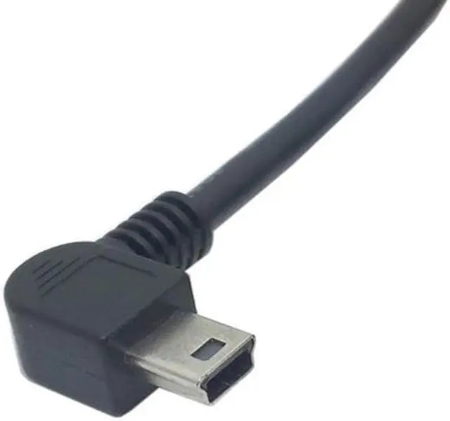 Alt view image 3 of 4 - CYDZ 5pin Mini USB type Male Left Angled 90 degree to USB 2.0 male data charge cable 50cm