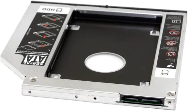 Alt view image 3 of 4 - CYDZ  SATA 22pin HDD HD Hard Disk Drive Caddy Case for 12.7mm Universal Laptop CD / DVD-ROM Optical Bay