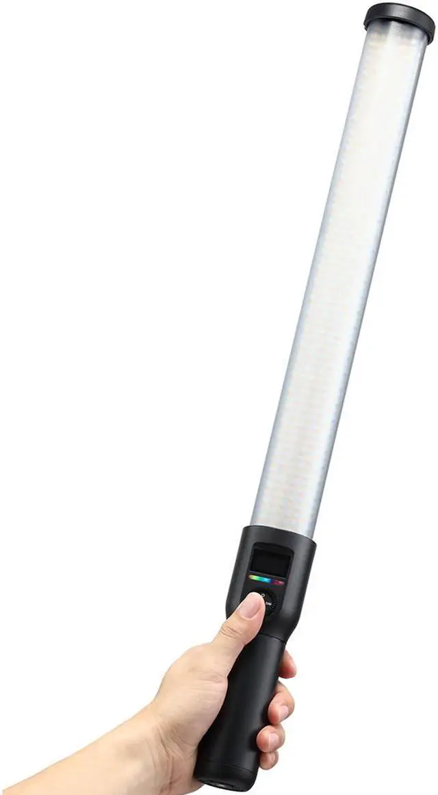 Alt view image 5 of 14 - Godox LC500R 2500K-8500K Bi-Color Full Color RGB LED Light Stick Lighting Effects CRI 96 TLCI 98 with Remote Control + Barndoor