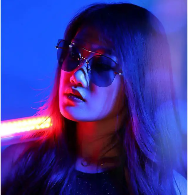 Alt view image 7 of 14 - Godox LC500R 2500K-8500K Bi-Color Full Color RGB LED Light Stick Lighting Effects CRI 96 TLCI 98 with Remote Control + Barndoor