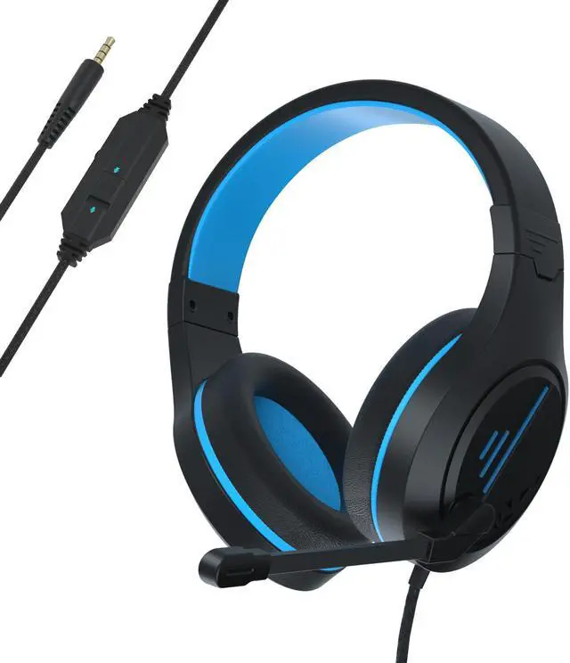 Main image of PC Gaming Headset with Mic, PS4 Gaming Headset,Stereo Gaming Headphone for PS4, Xbox One, Nintendo Switch, PC, Mac, Laptop, Android,Smartphone, Tablet(MH601/BLUE) …