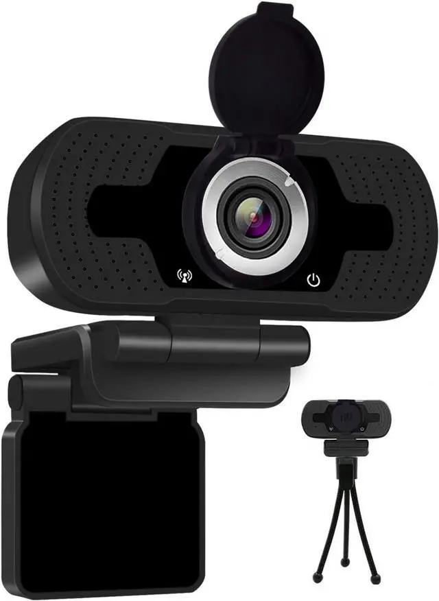 Main image of 1080P HD Webcam with Microphone, Anivia Web Camera with Privacy Cover and Tripod Stand, USB Camera for Computer Plug and Play, 30FPS, for Meetings Video Calls Compatible with Desktop Laptop