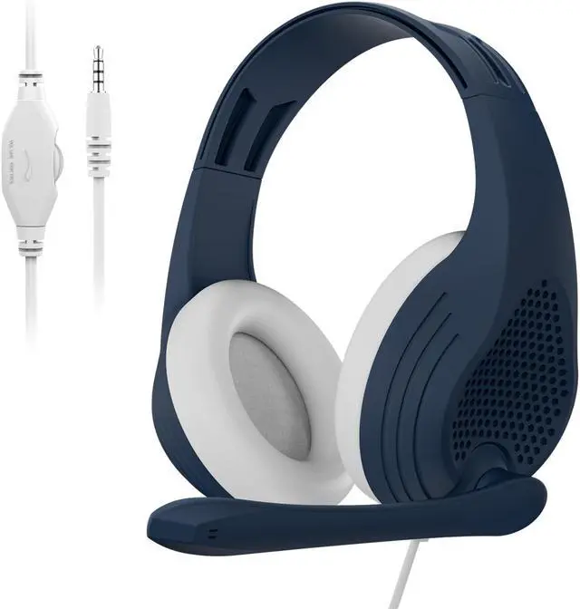 Main image of PS5 Gaming Headset with Mic - A9S Over-Ear Gaming Headphones Stereo Compatible with PS4 Xbox One PC Computers Laptop PSP Smartphones Tablets Mac iOS - Pacific Blue