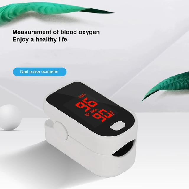 Alt view image 2 of 7 - Anivia Fingertip Pulse Oximeter Portable SpO2 and Pulse Rate Monitor LED Digital Display Blood Oxygen Saturation Meter for Home, Sports, and Travel Use