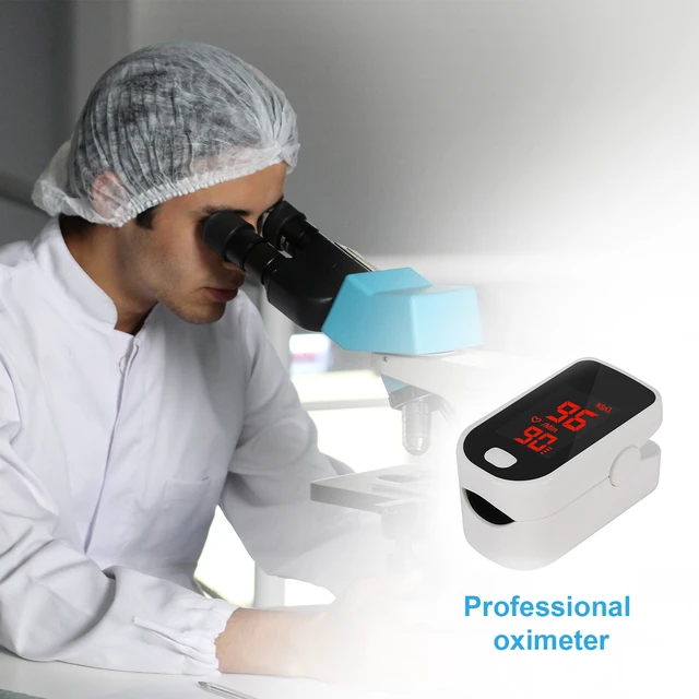Alt view image 6 of 7 - Anivia Fingertip Pulse Oximeter Portable SpO2 and Pulse Rate Monitor LED Digital Display Blood Oxygen Saturation Meter for Home, Sports, and Travel Use