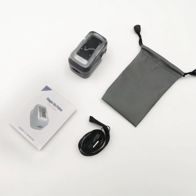 Alt view image 7 of 7 - Anivia Portable Finger Clip Oximeter OLED Infrared Finger Pulse Oximetry Monitor Grey Heart Rate Detector PI Sleep Monitoring