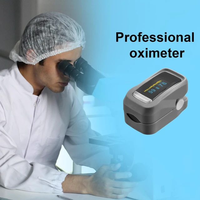 Alt view image 5 of 7 - Anivia Portable Finger Clip Oximeter OLED Infrared Finger Pulse Oximetry Monitor Grey Heart Rate Detector PI Sleep Monitoring