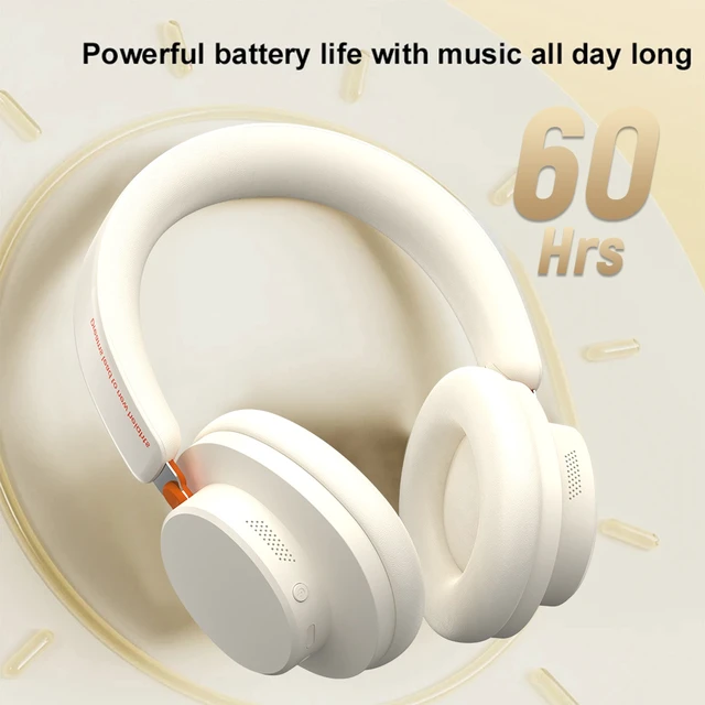 Alt view image 2 of 7 - Anivia ANC500 Grey Over Ear Headphones, Bluetooth 5.4 ANC Wireless Headset, 60H Playtime, 0.06s Ultra Low Latency for Gaming, Wired & Wireless Modes