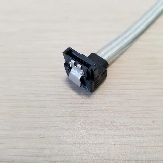 Alt view image 2 of 4 - ATX Mini ITX SATA 90 Degree Right Angled Host Case Mainboard HDD Data Cable Ultrashort Super Soft 10CM