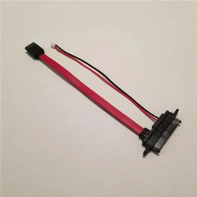 Main image of 22Pin to 7Pin & 2Pin IDE Hard Drive Data Power Cable 7+15Pin Adapter Red 10cm