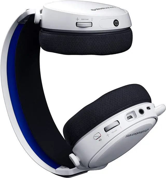 Alt view image 5 of 7 - SteelSeries Arctis 7P 61467 Wireless Headset For PS5/PS4 - White