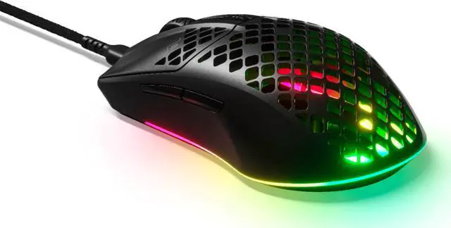 Alt view image 18 of 20 - SteelSeries Aerox 3 8500dpi Wired RGB Gaming Mouse 62599
