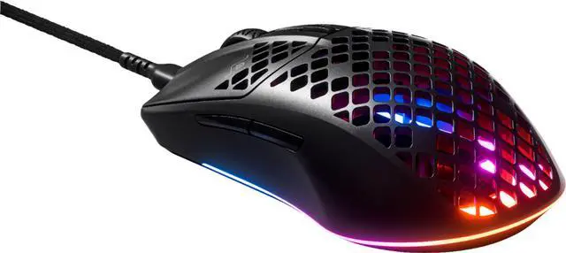 Alt view image 19 of 20 - SteelSeries Aerox 3 8500dpi Wired RGB Gaming Mouse 62599