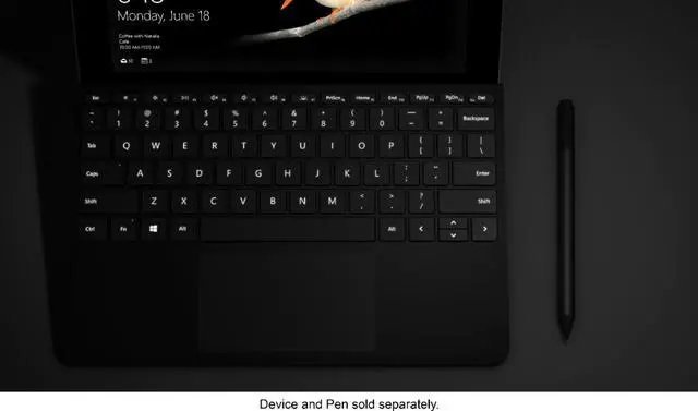 Alt view image 3 of 8 - Microsoft - Surface Go Type Cover - Black