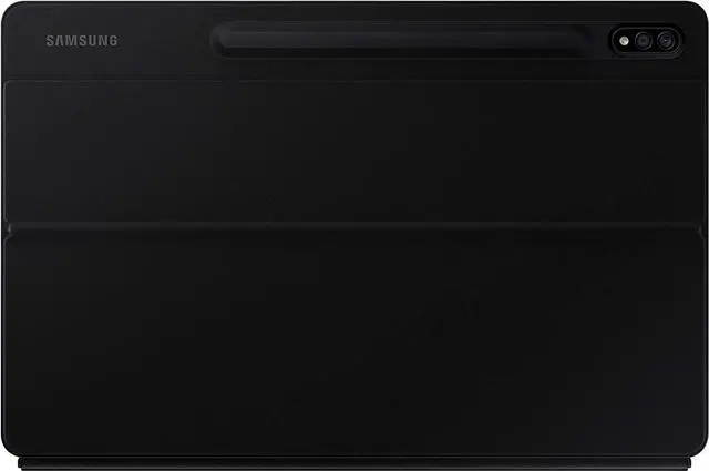 Alt view image 19 of 20 - Samsung Galaxy Tab S7+ Book Cover Keyboard - EF-DT970UBEGUJ Black