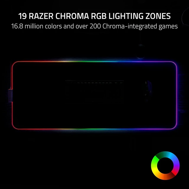 Alt view image 3 of 4 - Razer - Strider Hybrid Gaming Mouse Pad With Chroma RGB Lighting (XL) - Black