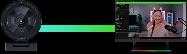 Alt view image 3 of 3 - Razer - Kiyo Pro Ultra 4K Webcam for Content Creation - Black