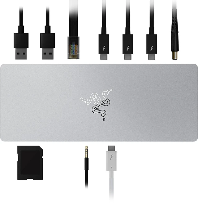 Alt view image 4 of 7 - Razer - Thunderbolt 4 Dock - Mercury
