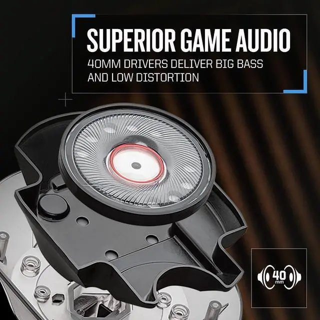 Alt view image 3 of 7 - RIG 700HD Ultralight Wireless Gaming Headset with Removable Noise Canceling Microphone for PC, Mac, PS4, PS5, USB (NOT Compatible with Xbox)