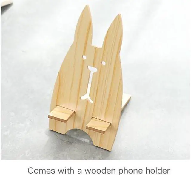 Alt view image 8 of 7 - WEI&WEN Wooden Office Desk Organizer Set, Home Office Supply Storage Rack