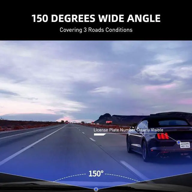 Alt view image 7 of 7 - Dual Dash Cam Front and Rear, 3 inch 2.5D IPS Screen Free 64GB Card Car Driving Recorder, 1080P FHD Dashboard Camera, Waterproof Backup Camera Night Vision, Park Monitor, G-Sensor, for Car Taxi