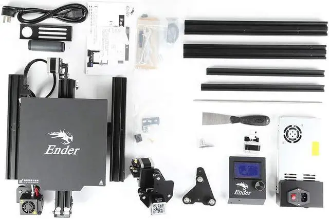 Alt view image 7 of 7 - Official Creality Ender 3 Pro 3D Printer with Removable Build Surface Plate and Branded Power Supply, FDM 3D Printers for DIY Home and School Printing Size 8.66x8.66x9.84 inch