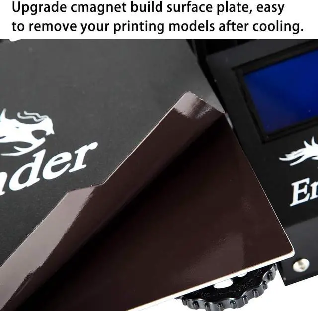 Alt view image 2 of 7 - Official Creality Ender 3 Pro 3D Printer with Removable Build Surface Plate and Branded Power Supply, FDM 3D Printers for DIY Home and School Printing Size 8.66x8.66x9.84 inch