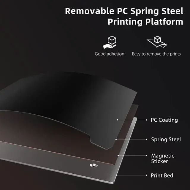 Alt view image 5 of 7 - Official Creality Ender 3 V2 Neo 3D Printer with CR Touch Auto Leveling Kit PC Spring Steel Platform Full-Metal Extruder, 95% Pre-Installed 3D Printers with Resume Printing and Model Preview Function