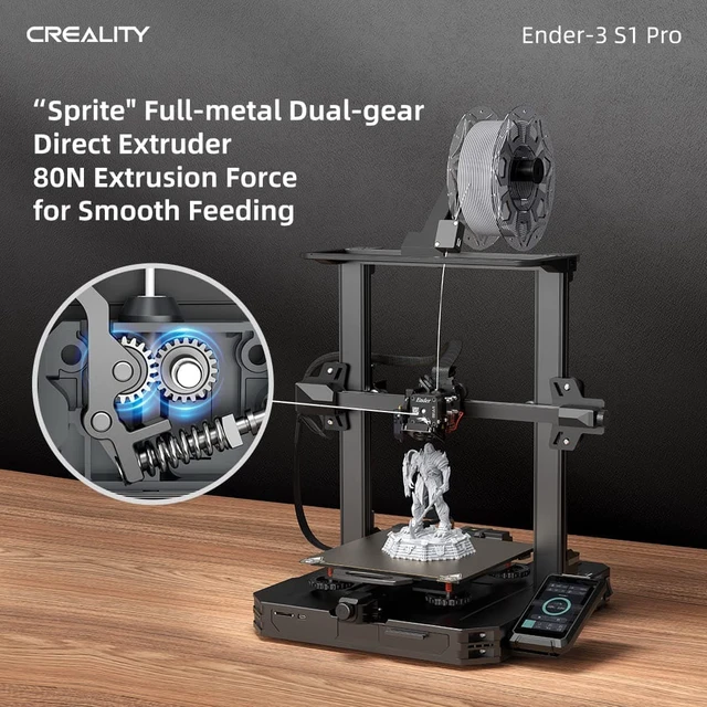 Creality Ender-3 S1 Pro 3D Printer Ender-3 S1 Upgrade with 300°C High ...