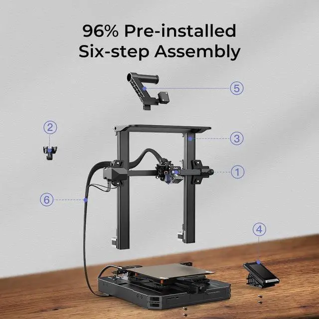 Alt view image 6 of 6 - New Upgraded Official Creality Ender 3 S1 Pro 3D Printer with Sprite Direct Drive Dual Gear extruder and auto Leveling Support Multiple filaments