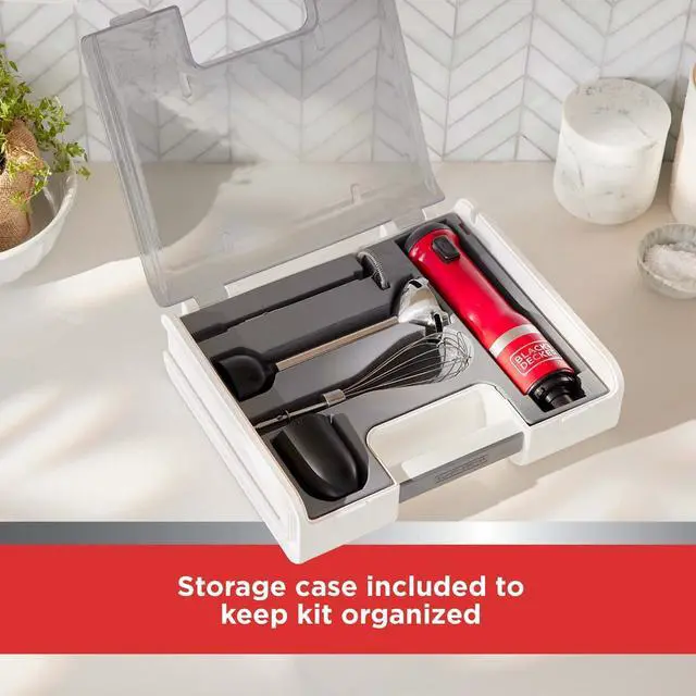 Alt view image 6 of 7 - kitchen wand Cordless 3in1 Kitchen Multi-tool, Red (BCKM1013KS06)