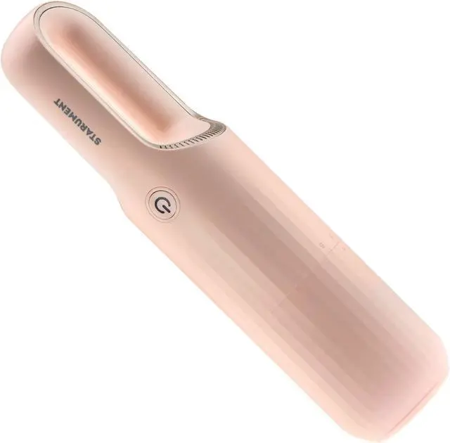 Main image of STARUMENT Portable Hand Vacuum Cleaner for Dust Pet Hair Dirt Home Car Interior, Furniture Lightweight Easy to Use, Compact Design Battery Rechargeable with USB-C Cable Pink