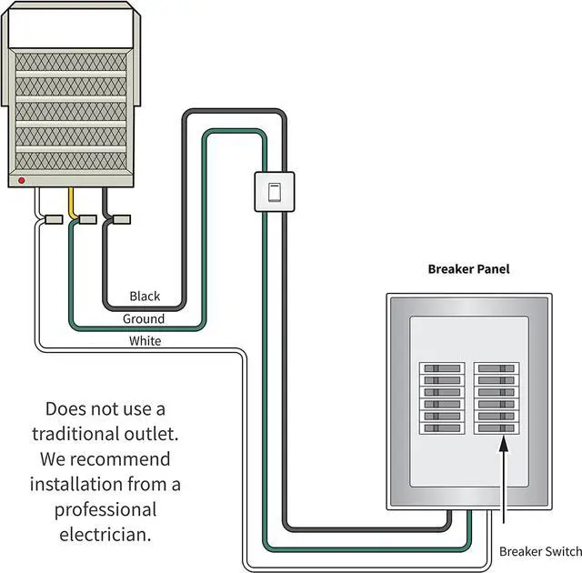 Alt view image 7 of 7 - Comfort Zone CZ225ER 6,000-Watt, 240v Hard-Wired Digital Fan-Forced Ceiling Mount Heater with Full-Function Remote, Overheat Protection, Digital Thermostat, and 12-Hour Timer, Grey
