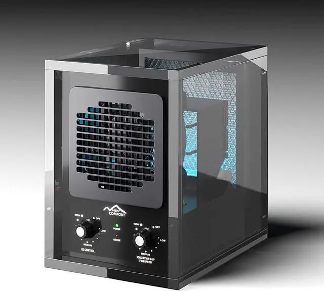 Main image of New Comfort 6 Stage UV Ozone Generator Air Purifier Cleaner HEPA Covers 3000 Feet Acyrlic
