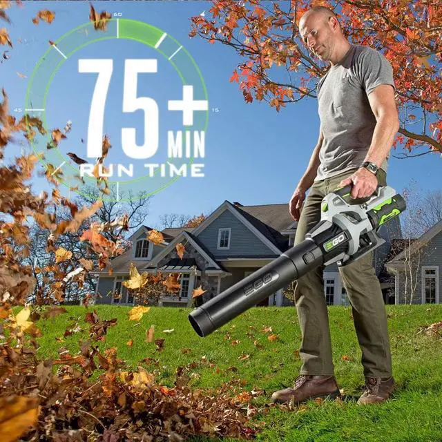 Alt view image 6 of 7 - EGO Power+ 56-Volt 15" String Trimmer & 530 CFM Blower Combo Kit with 2.5Ah Battery and 210W Standard Charger, ST1502LB