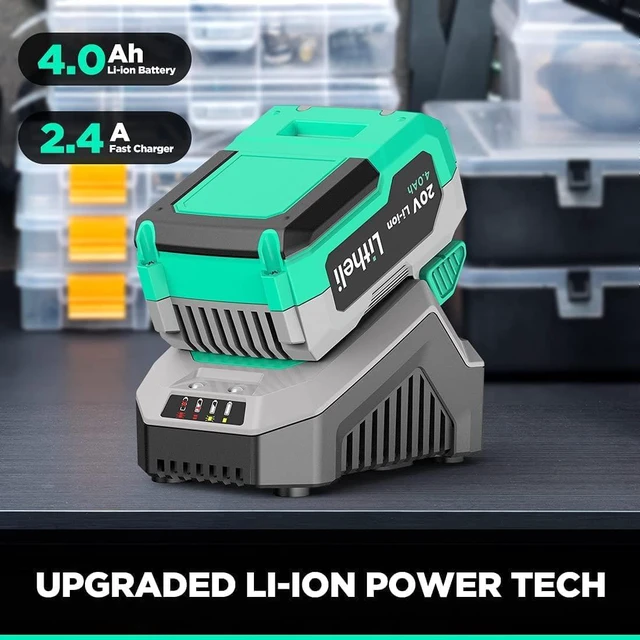 Alt view image 7 of 7 - Litheli Reciprocating Saw Cordless, Powerful Hand Saw Kit with 20V 4.0 Ah Battery & Fast Charger, 0-3000 SPM with Tool-Free Blades Change, Lightweight for Wood & Metal Cutting.