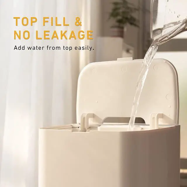 Alt view image 4 of 6 - Humidifiers for Bedroom Large Room, AILINKE 2.1Gal/8L Humidifiers for Home Large Ultrasonic Top Fill Humidifier with 3 Speed Humidistat for Baby Kids Adults Yoga Sleep