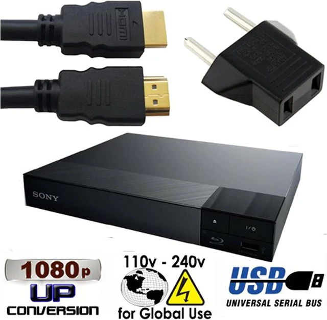 Alt view image 3 of 5 - S1700 Multi System All Region CodeFree Blu Ray Disc DVD Player - PAL/NTSC - USB - 110-240V 50/60Hz - 6 feet HDMI Cable Included