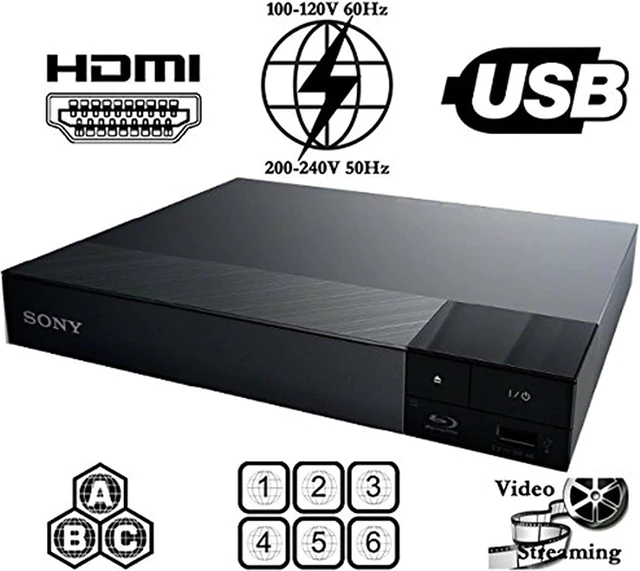Alt view image 2 of 5 - S1700 Multi System All Region CodeFree Blu Ray Disc DVD Player - PAL/NTSC - USB - 110-240V 50/60Hz - 6 feet HDMI Cable Included