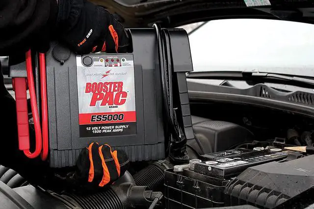 Alt view image 5 of 5 - Clore Automotive Booster PAC ES5000 1500 Peak Amp 12V Jump Starter