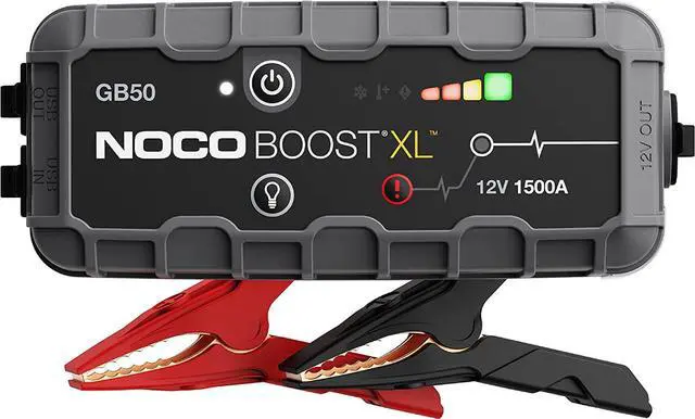 Main image of NOCO Boost XL GB50 1500 Amp 12-Volt UltraSafe Lithium Jump Starter Box, Car Battery Booster Pack, Portable Power Bank Charger, and Jumper Cables for up to 7-Liter Gasoline and 4-Liter Diesel Engines