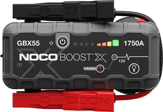 Main image of NOCO Boost X GBX55: 1750A UltraSafe Jump Starter 12V Lithium Battery Booster Pack, Portable Jump Box, Power Bank & Jumper Cables - for 7.5L Gas and 5.0L Diesel Engines